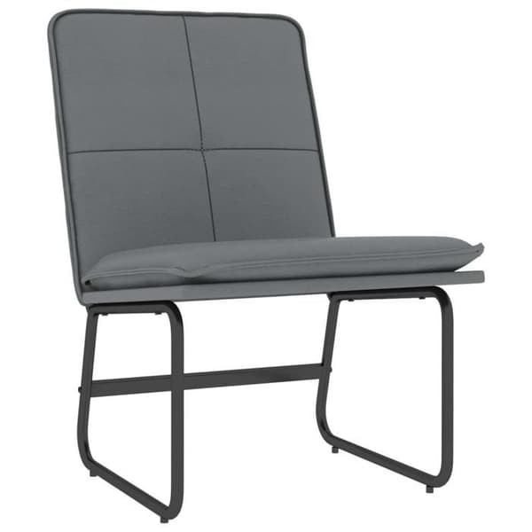 Maison Exclusive - Grå liggestol 54x75x76 cm kunstlæder