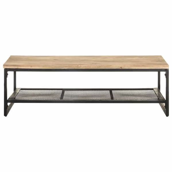 Maison Exclusive - Soffbord 110x60x35 cm Massivt mangoträ