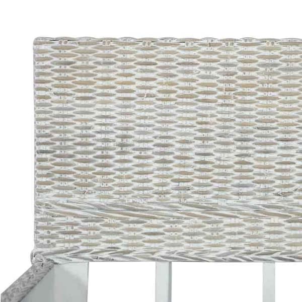 Sengestel - Eksklusiv Hus - Håndvævet Rattan - Grå - 180 x 200 cm Grå