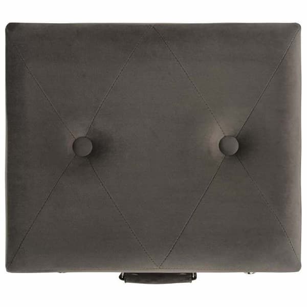 Maison Exclusive - Förvaringspall 40 cm Grå Sammet