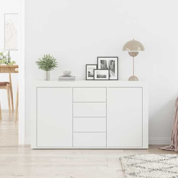 Maison Exclusive - Buffet Hvid 120 x 36 x 69 cm Ingeniørtræ