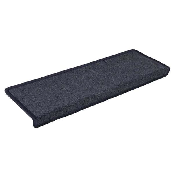Maison Exclusive - Trappmatta 30 stycken 65 x 21 x 4 cm Mörkgrå och blå Rektangulär kant