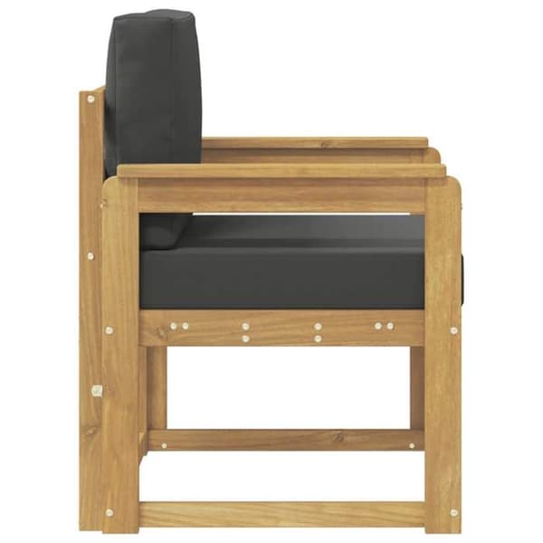 Maison Exclusive - Utomhussoffa i polyester vit och antracit