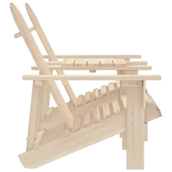 Maison Exclusive - Adirondack trädgårdsstolar med bord av solid gran