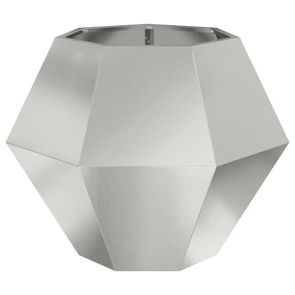 Maison Exclusive - Jardinière 2 st Silver 75 x 75 x 60 cm Galvaniserat stål