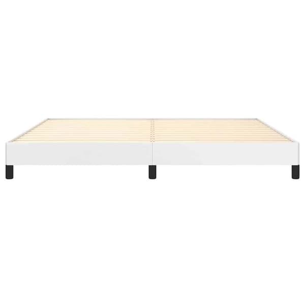 Maison Exclusive - Sängram utan madrass vit 200x200 cm konstläder