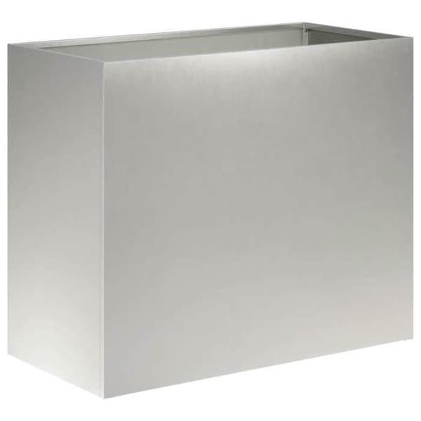 Maison Exclusive - Trädgårdskrukor 2 st Silver 60 x 30 x 50 cm