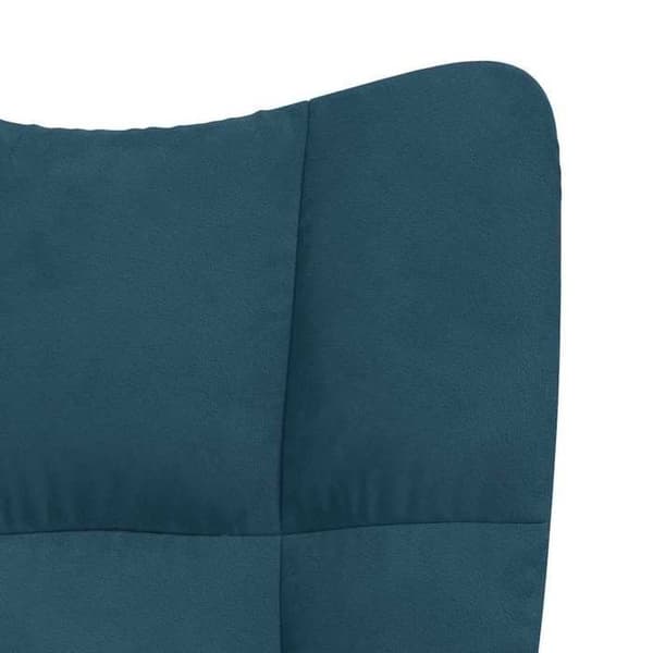 Maison Exclusive - Blå Velour Gyngestol