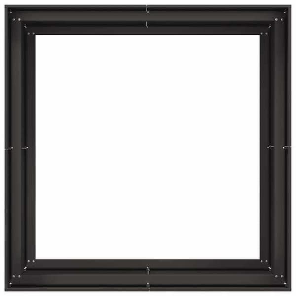 Maison Exclusive - Sort jardinière 100x100x80 cm stål