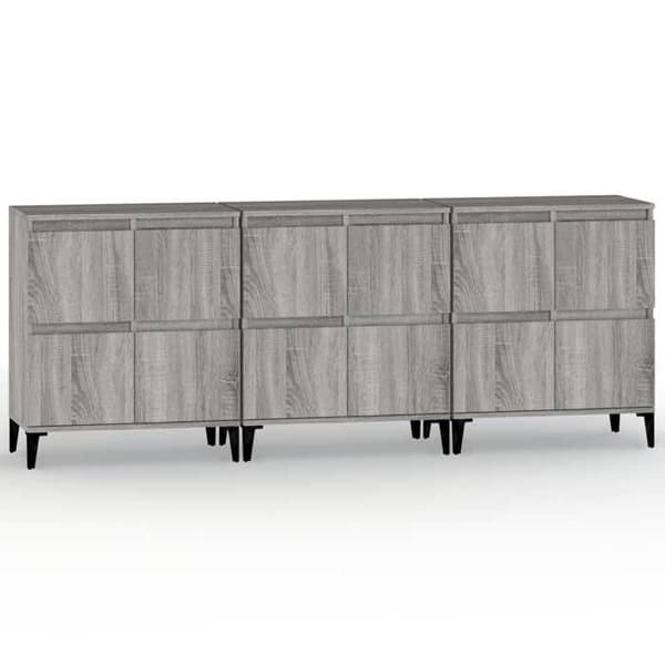 Buffet - Maison Exclusive - Harmaa - Insinööripuu - 60×35×70 cm