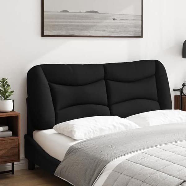 Maison Exclusive - Hvar musta 120 cm päätytyyny kangas