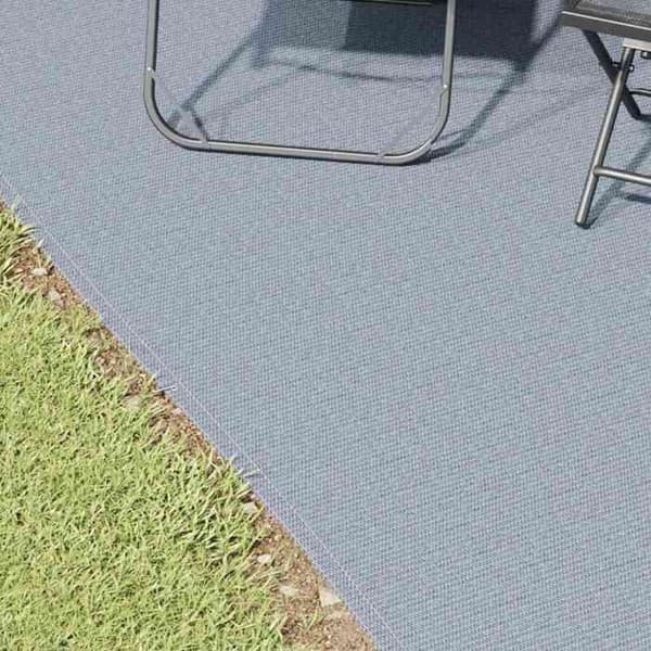 Maison Exclusive - Sininen ja harmaa telttamatto 600 × 300 cm Polyeteeni