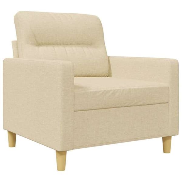 Maison Exclusive - Creme Stol 60 cm Stof