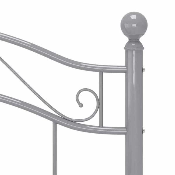 Maison Exclusive - Sengestativ uden madras grå metal 100x200 cm Grå