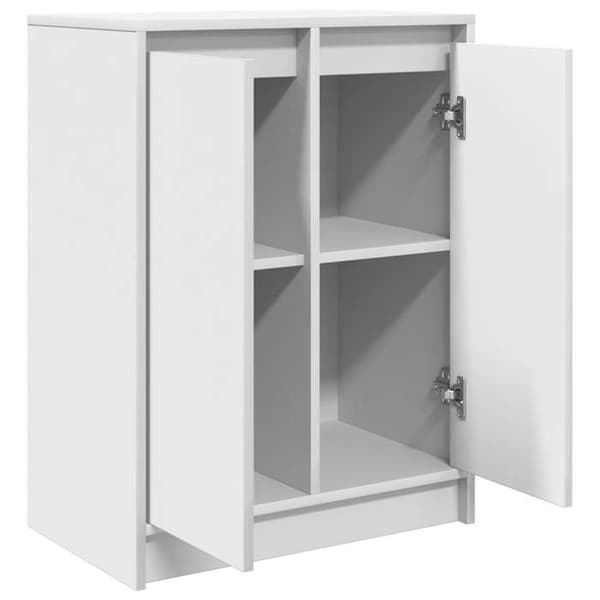Maison Exclusive - Hvidt buffet 57x34x76 cm ingeniørtræ
