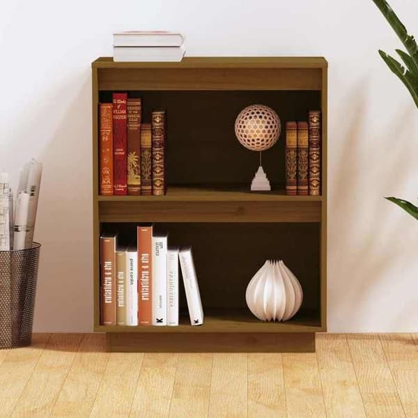 Maison Exclusive - Konsolskab Mørk honning 60x34x75 cm Solid fyrretræ