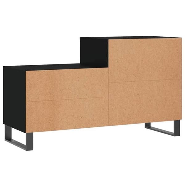 Maison Exclusive - Skoskab Sort 102x36x60 cm Ingeniørtræ