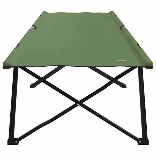 Maison Exclusive - Sammenklappelig camping seng 2 stk Grøn 206 x 76 x 74 cm