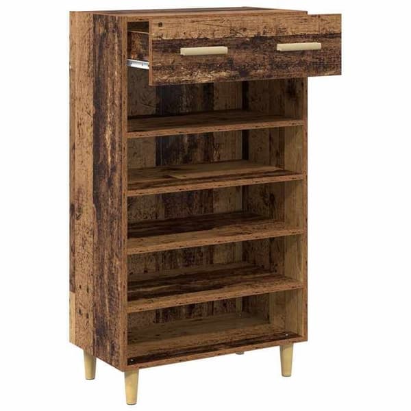 Maison Exclusive - Skoskåp 60 x 35 x 105 cm Ingenjörsträ