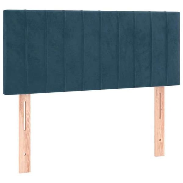 Maison Exclusive - Mörkblå sänggavel 90x5x78/88 cm Sammet