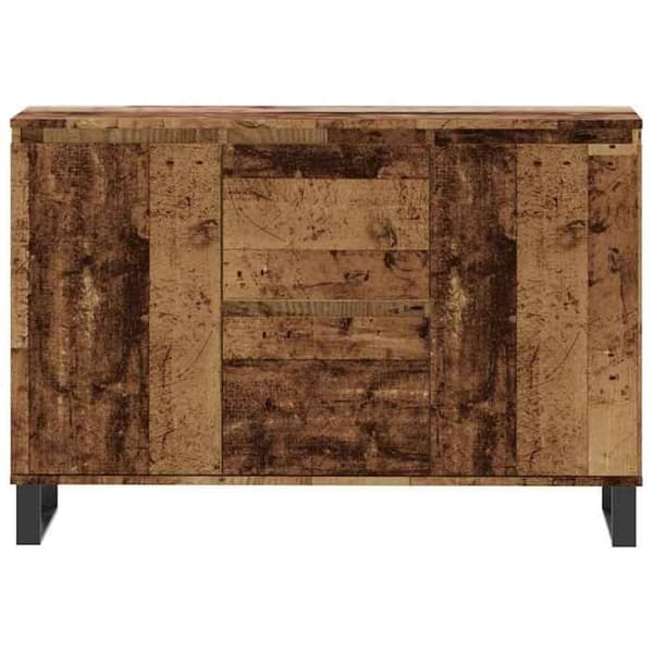 Maison Exclusive - Buffé gammalt trä 101,5x35x70 cm ingenjörsträ