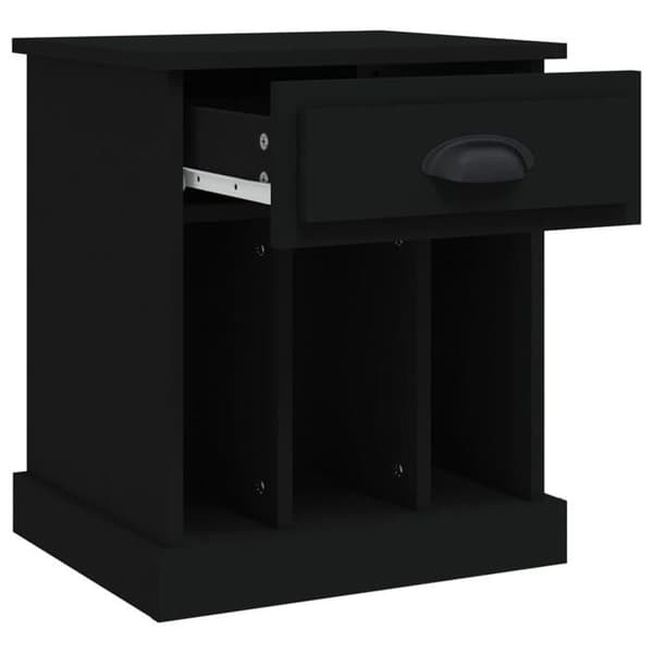 Maison Exclusive - Sort natbord 43x36x50 cm Svart