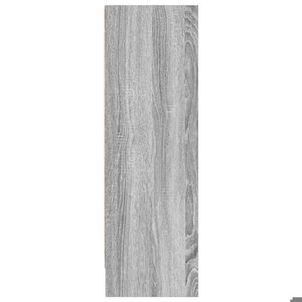 Maison Exclusive - Sonoma grå bibliotek 80x24x76 cm ingenjörsträ