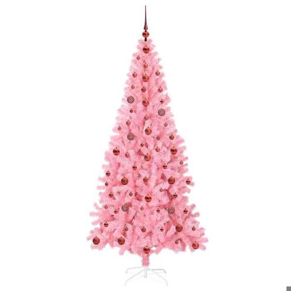 Maison Exclusive - Rosa Juletræ 210 cm PVC Ros