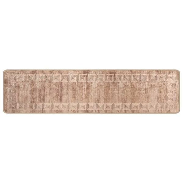 Maison Exclusive - Løber MARSA Beige og guld 50 x 200 cm Vit