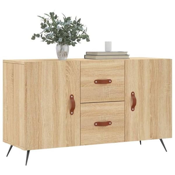 Maison Exclusive - Buffé ek sonoma 100x36x60 cm ingenjörsträ