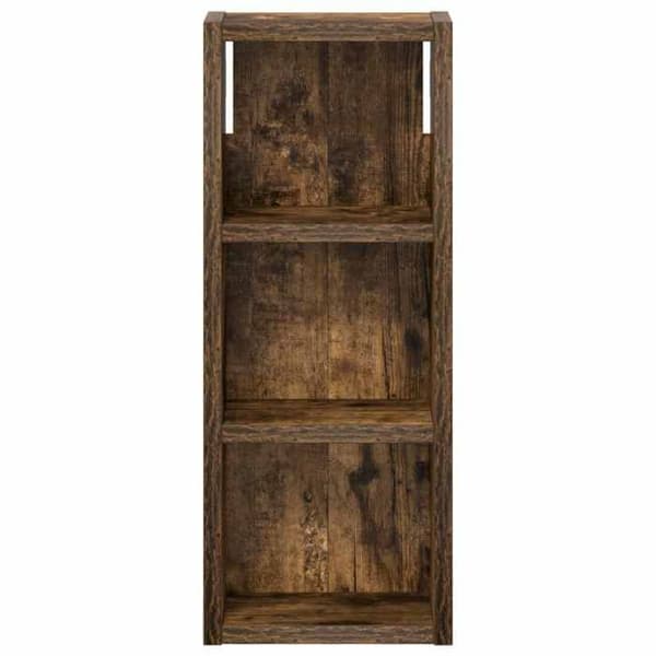 Maison Exclusive - Vægskab til badeværelse Røget Eg 20 x 10 x 50 cm
