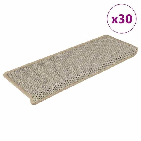 Maison Exclusive - Selvklæbende trappetæpper 30 stk 65x21x4 cm lys grøn
