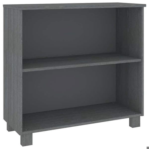 Maison Exclusive - Buffé HAMAR Mörkgrå 85x35x80 cm Massivt furu