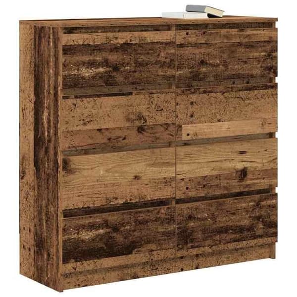 Maison Exclusive - Buffet gammel træ 100x35x99 cm ingeniørtræ