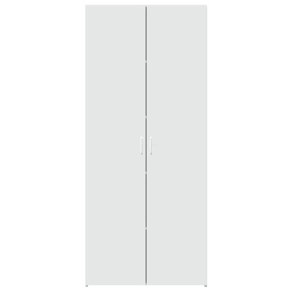 Maison Exclusive - Buffé hög vit 80x42,5x185 cm ingenjörsträ