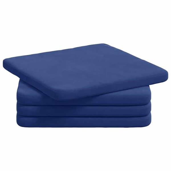 Stolsdynor - EXKLUSIV HEM - Set om 4 st - Premium sammet - Blå - 40 x 40 x 3 cm Blå