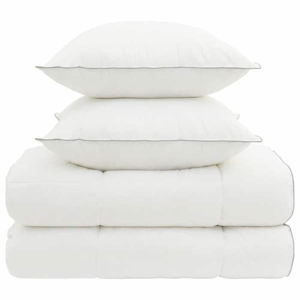Maison Exclusive - Sängkläder och kuddset 3 pc 200x200 cm 4 säsonger