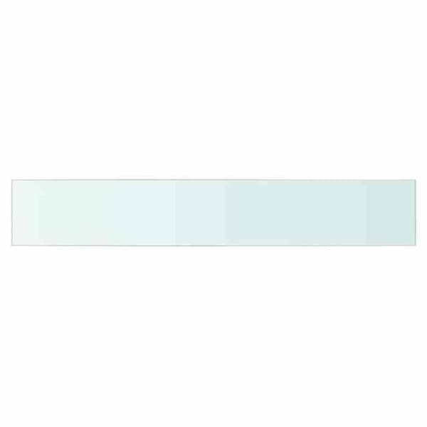 Maison Exclusive - Hyllypaneelit 2 kpl Kirkas lasi 90 x 15 cm Transparent