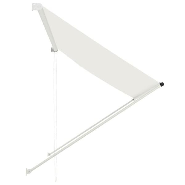 Maison Exclusive - Fällbart tak 200x150 cm Kräm Grädde