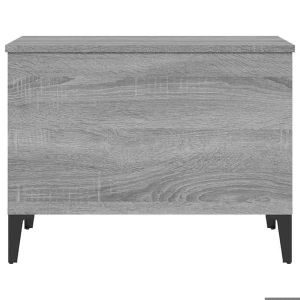 Maison Exclusive - Sonoma grå sofabord 60x44,5x45 cm Ingeniørtræ