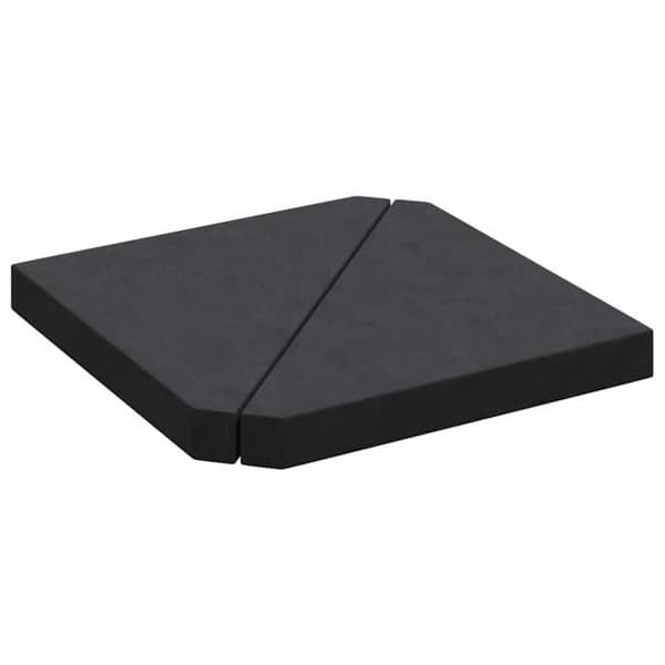 Maison Exclusive - Parasolfødder 2 stk. trekantet sort granit 14kg