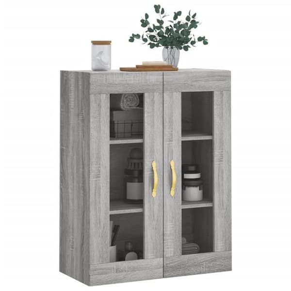 Maison Exclusive - Väggskåp sonoma grå 69,5x34x90 cm