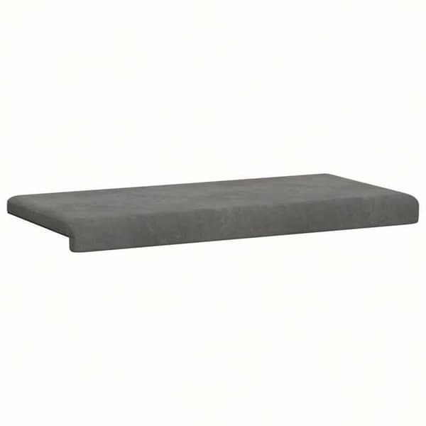 Maison Exclusive - Pude til bænk Mørkegrå Velour Dybde 35 cm