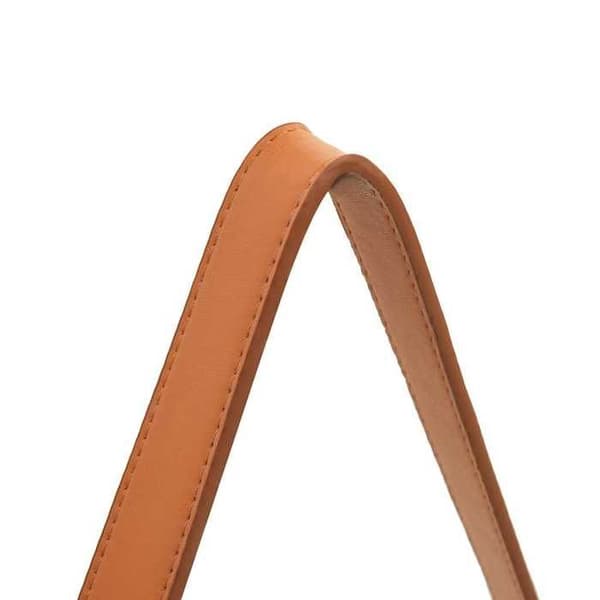 Maison Exclusive - Väggspegel med rem 40 cm Vit
