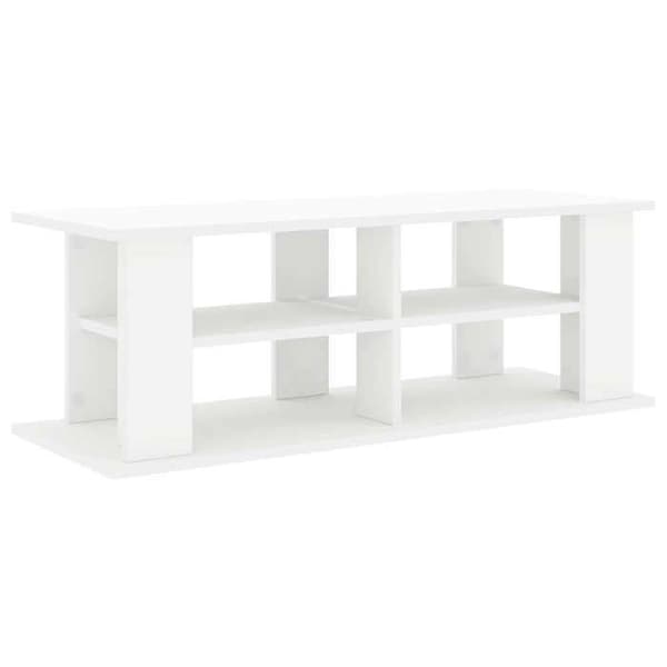 Maison Exclusive - Valkoinen televisioteline 96 x 35 x 33,5 cm