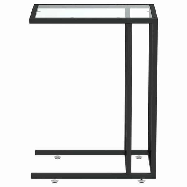 Maison Exclusive - Computer sidebord Transparent 50x35x65 cm Hærdet glas Transparent
