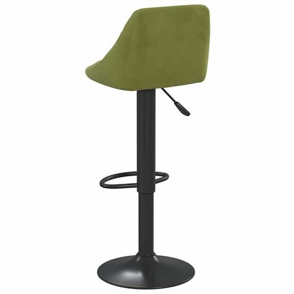 Maison Exclusive - Barstolar set om 2 ljusgrön sammet