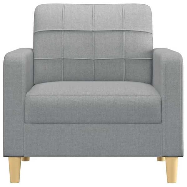 Maison Exclusive - Lys grå stol 60 cm Stof