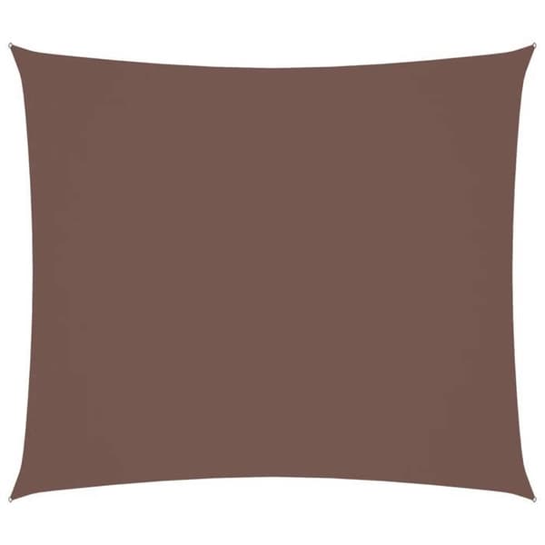 Maison Exclusive - Rektangulær parasoldug i oxford stof 2x2,5 m brun brun