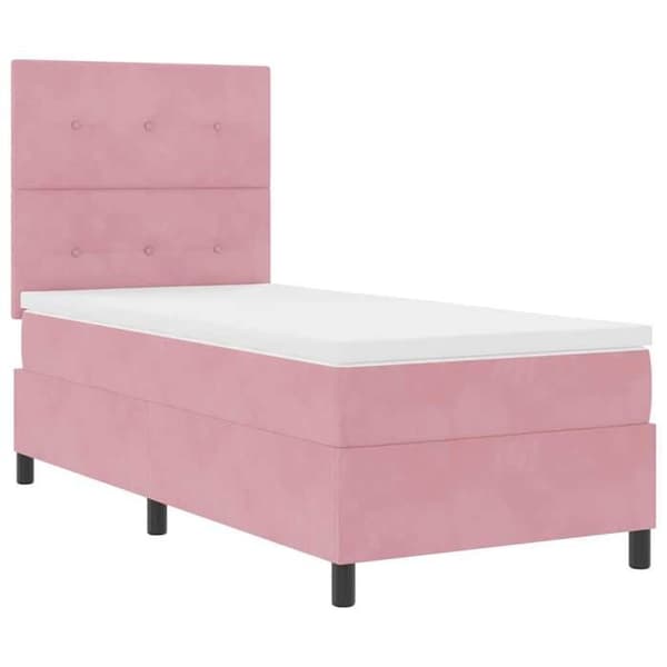 Maison Exclusive - Jousipatja ruusupäällysteellä 80 x 200 cm Sametti